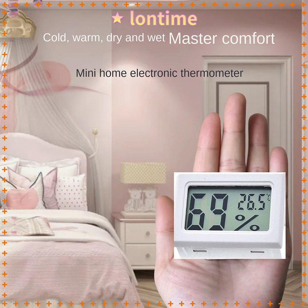 Máy Đo Độ Ẩm Kỹ Thuật Số Màn Hình LCD Trắng Đen Cho Nhà Bếp