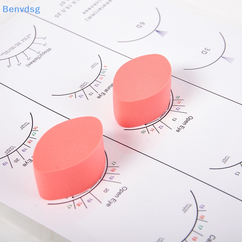 Bộ 10 Miếng Mút Luyện Tập Nối Mi Giả Cho Người Mới Bắt Đầu