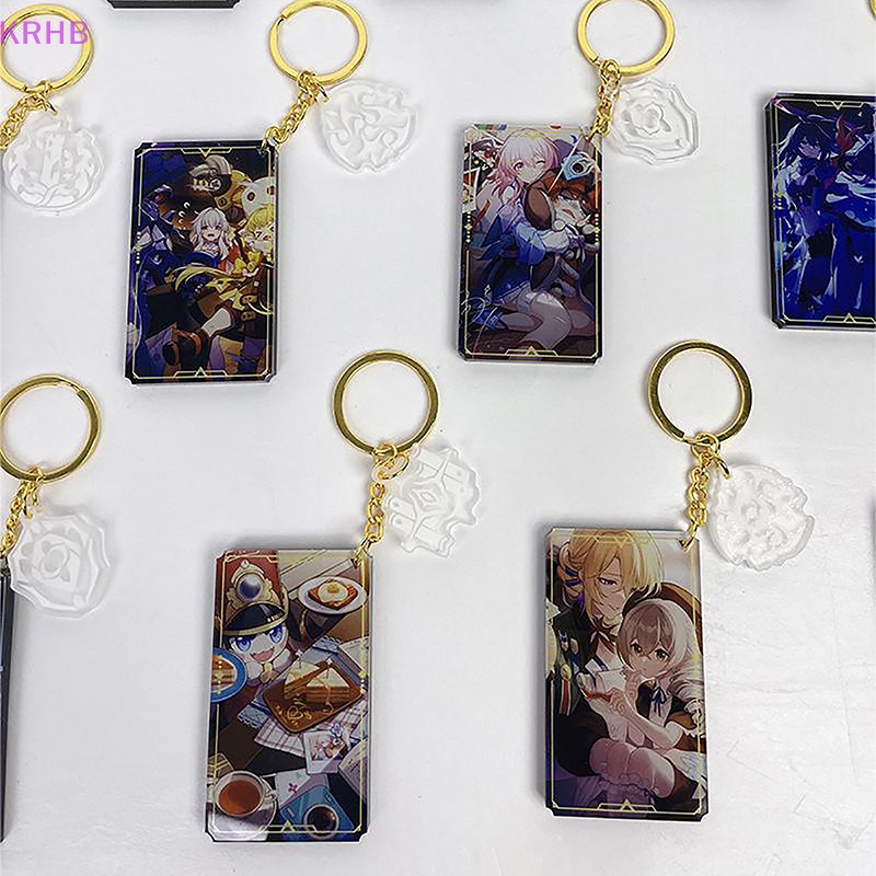 Móc Khóa Acrylic Dày Dặn Hình Nhân Vật Hoạt Hình Sáng Tạo Cho Bé Mới