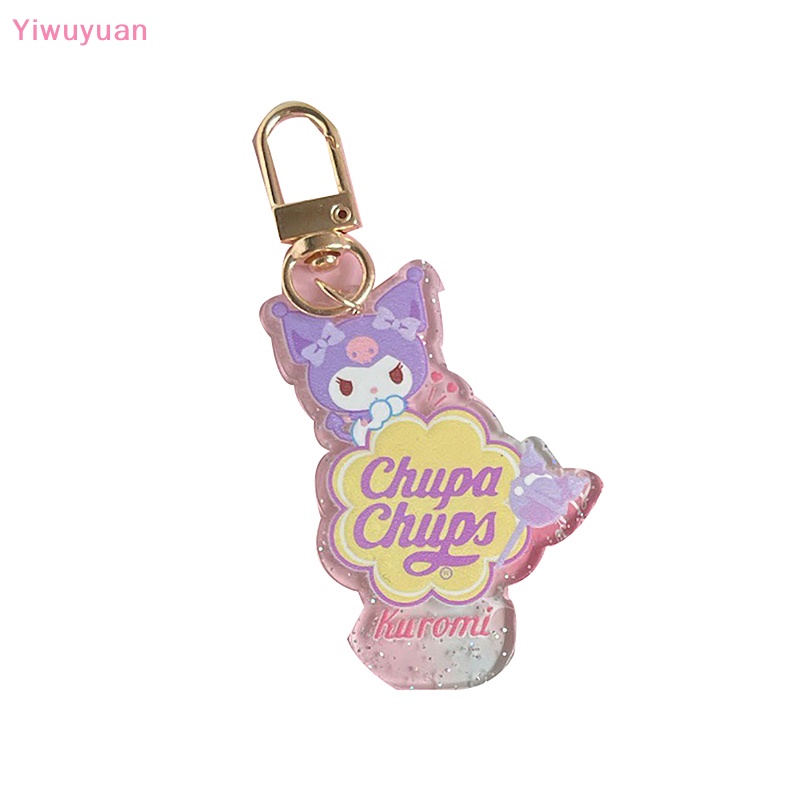 < Yiwuyuan > Móc Khóa Hoạt Hình Kuromi Sanrio My Melody Cinnamoroll Dễ Thương Trang Trí Ba Lô Đi Học Nữ Tính Mới