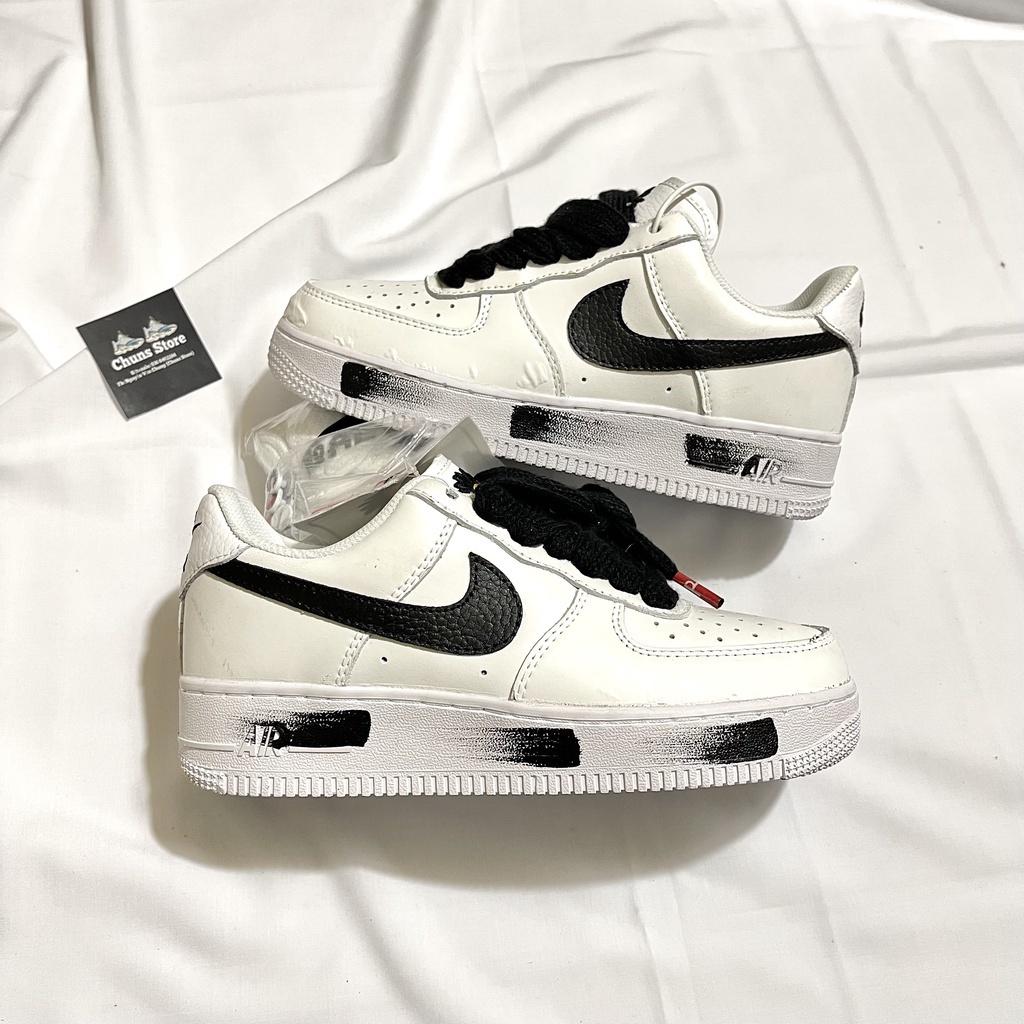 Giày thể thao AF1 trắng hoa cúc đế sơn, Giày sneaker AF1 hoa cúc nam nữ hàng 11 cao cấp Full Box