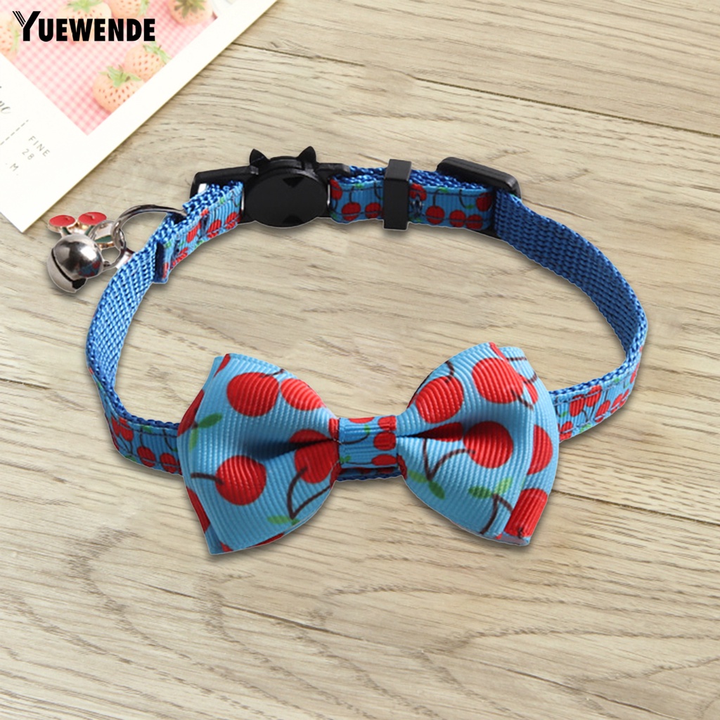 Vòng Cổ Gắn Nơ Thân Thiện Với Da Có Thể Tháo Rời Cho Thú Cưng