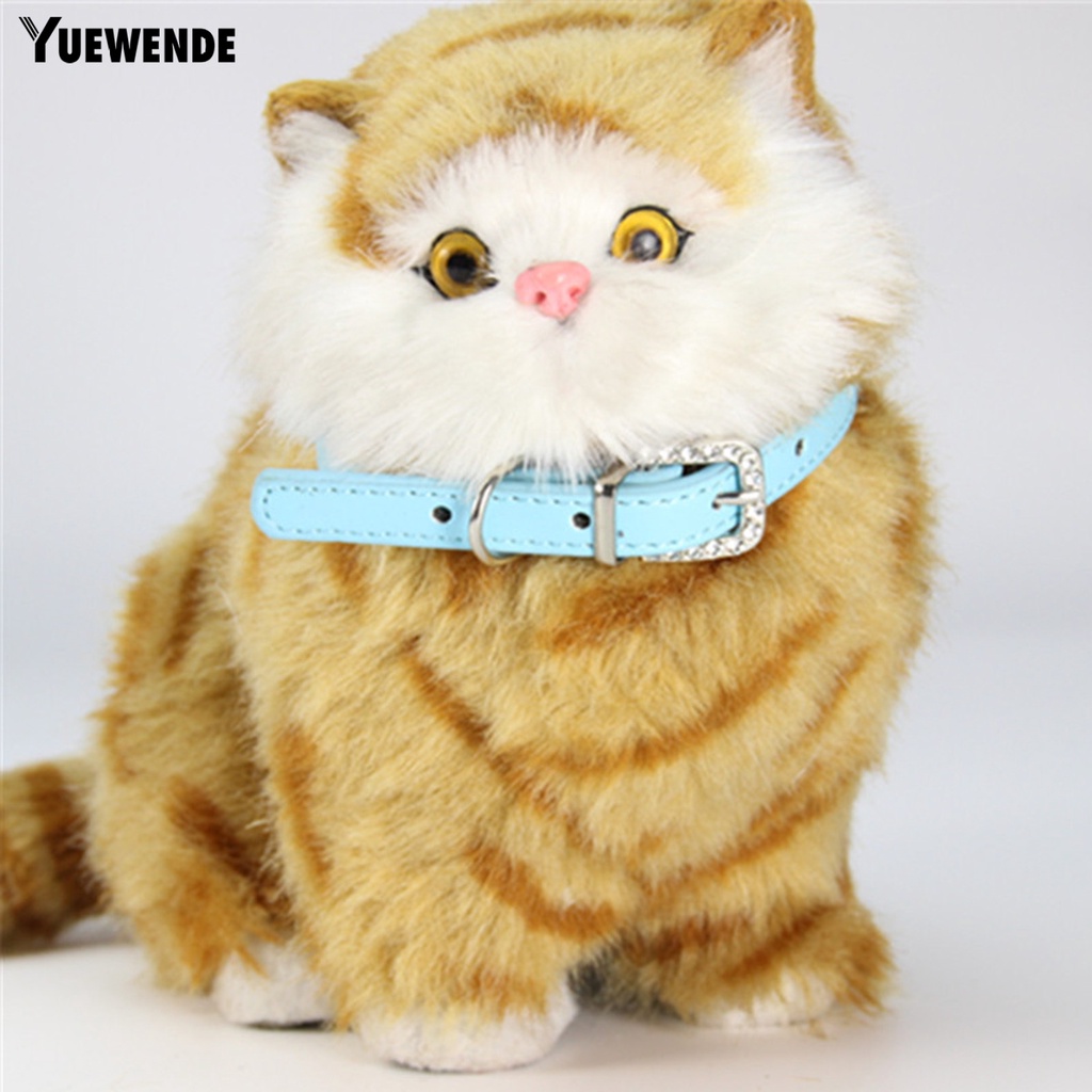 Vòng Cổ Giả Da MàU Trơn Cho Thú Cưng