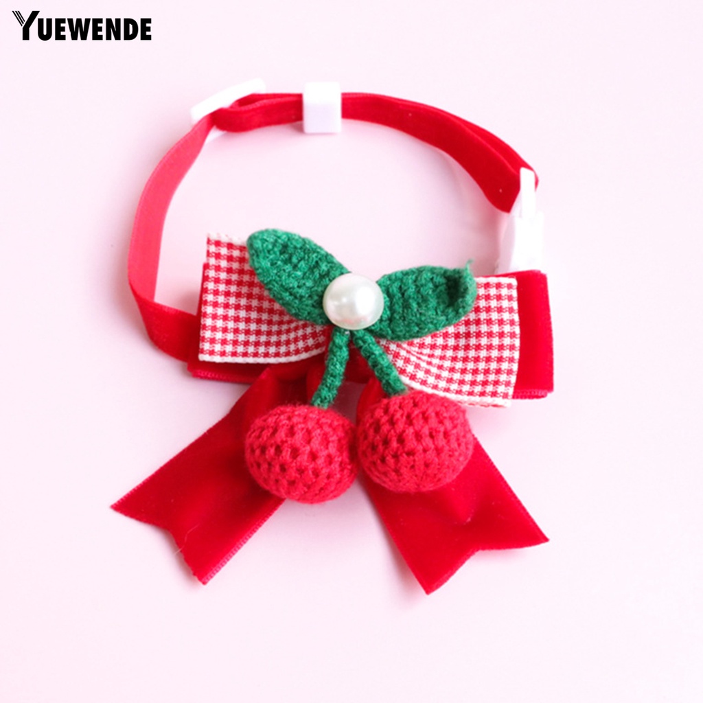 Yq.e Vòng Cổ Đan Len Thủ Công Thoáng Khí Không Biến Dạng Có Thể Điều Chỉnh Cho Thú Cưng