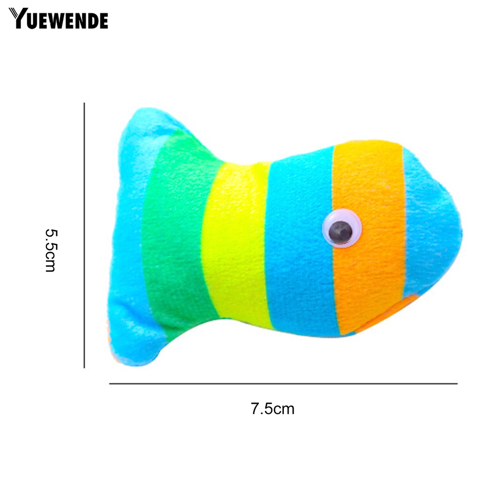 Đồ Chơi Nhồi Bông Mềm Mại Hình Cá Chống Trầy Xước Độ Co Giãn Cao Huấn Luyện Răng Cho Cún Cưng YQ.E