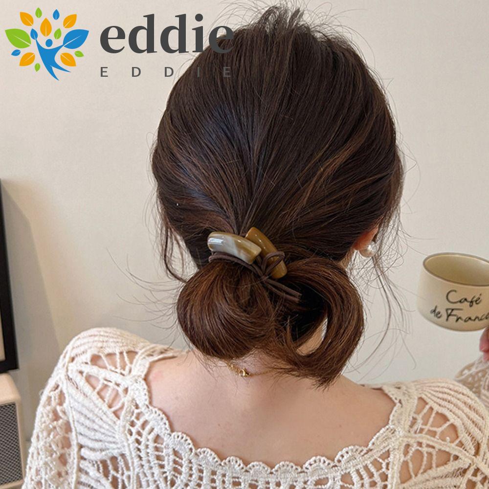 Dây Buộc Tóc Hai Lớp Đính Hạt Phong Cách Vintage Thanh Lịch Cho Nữ 26Ede
