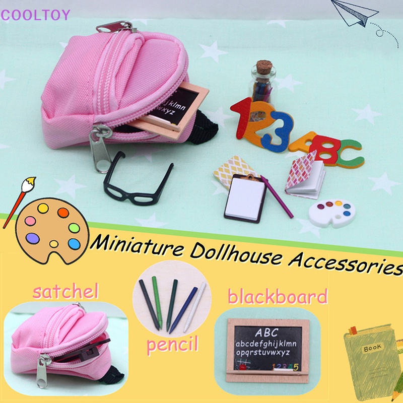 1 Bộ Thước Kẻ Mini Tỉ Lệ 1: 6 Trang Trí Nhà Búp Bê