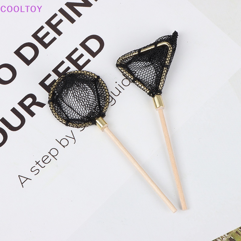 Set 2 Lưới Đánh Cá Mini Tỉ Lệ 1 / 12 Trang Trí Nhà Búp Bê