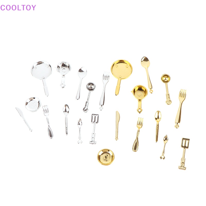 Set 11 Dụng Cụ Nhà Bếp Trang Trí Nhà Búp Bê Xinh Xắn