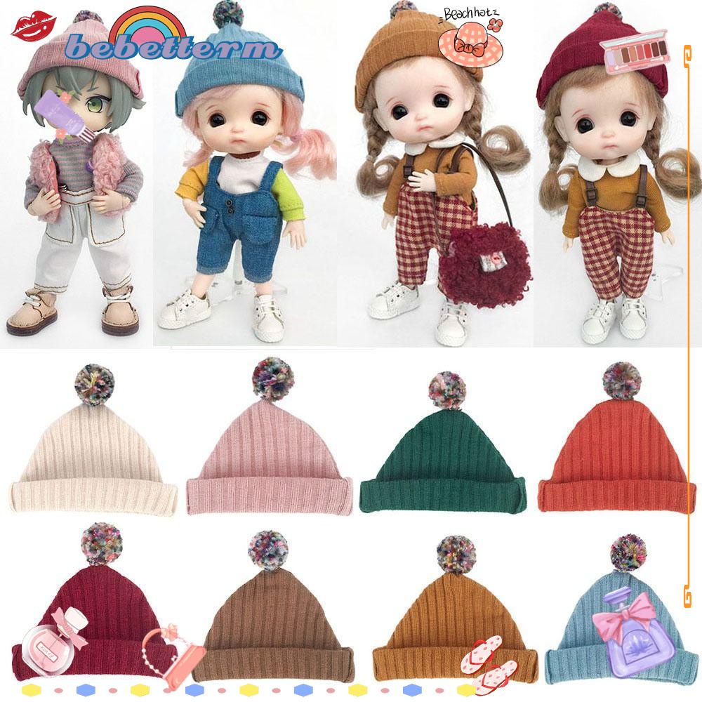 Mũ Len Cotton 12~16cm Thời Trang Dành Cho Búp Bê Obitsu11