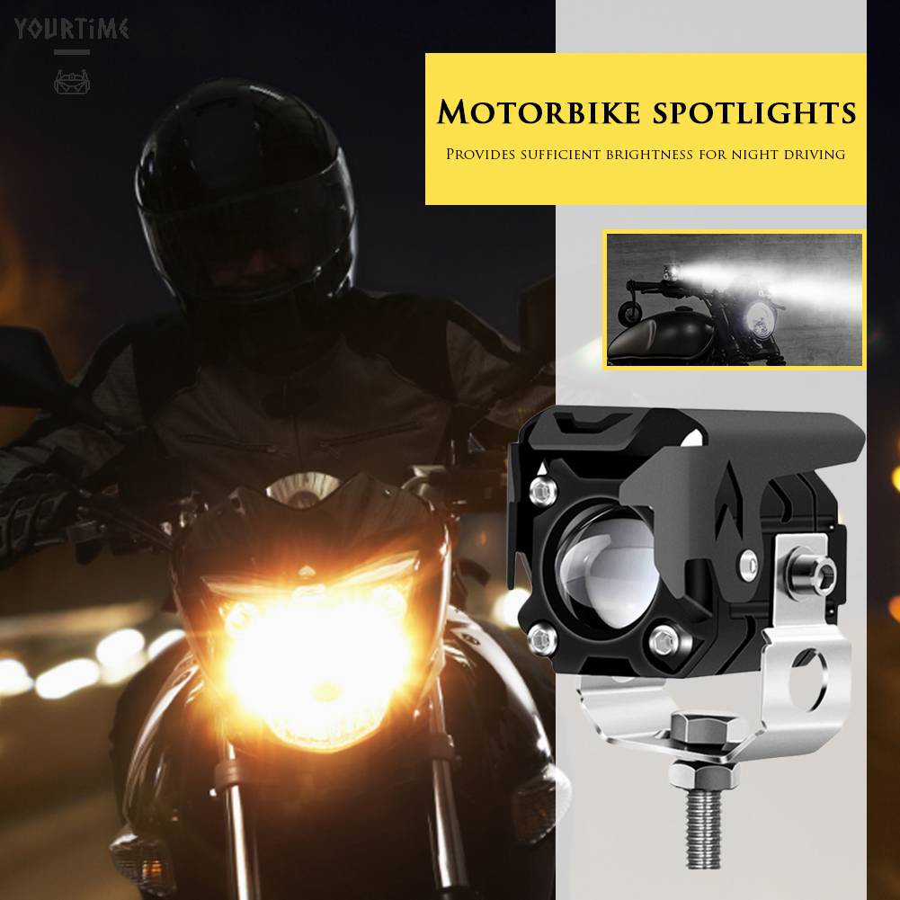 Set 2 Đèn Pha LED Sương Mù 60W 6000LM Nhiều Màu Sắc Dành Cho Mô Tô ATV