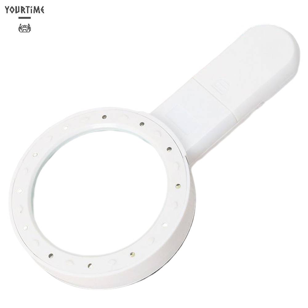 Kính Lúp Cầm Tay 30X Có 12 Đèn LED Chất Lượng Cao