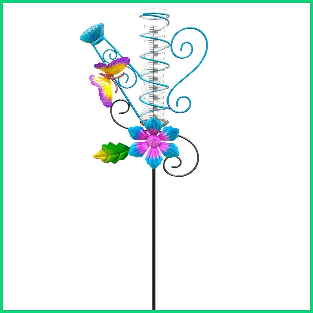 Đồng Hồ Đo Lượng Mưa Ngoài Trời Hình Dạng Đẹp Với Cọc Chống Rỉ Sét Chống Thấm Nước Mưa Rơi Vỡ Để Trang Trí Jwvn