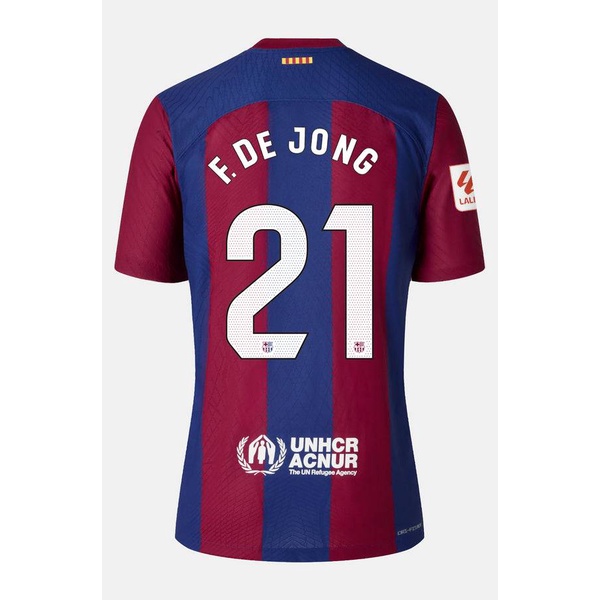 Áo Thun Bóng Đá Thể Thao QY 2023-2024 Barcelona Sân Nhà Lewandowski Jong Fati Dembele Pedri Plus Size