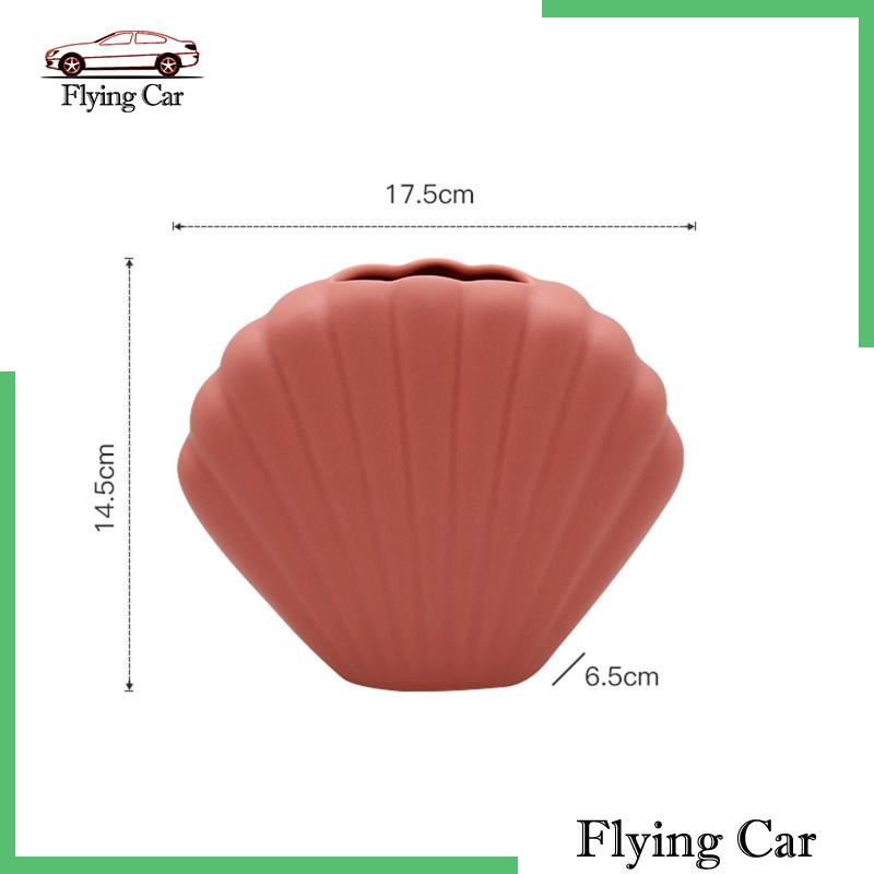 Lọ Hoa Bằng Sứ Hình Vỏ Sò Độc Đáo Trang Trí Tiệc Cưới / Nhà Cửa 2