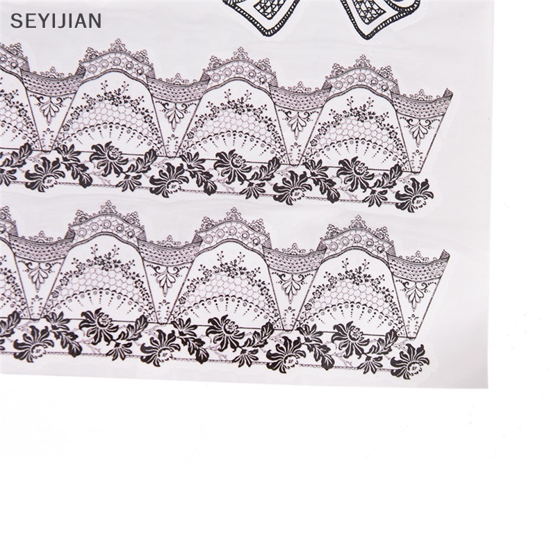 Sey Hình Xăm Dán Tạm Thời Chống Thấm Nước Phối Ren Cho Cơ Thể