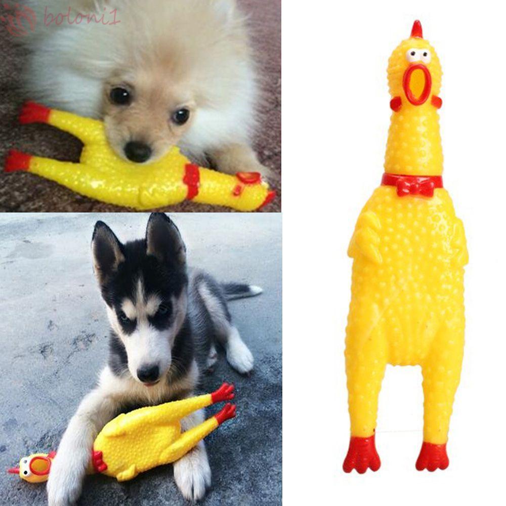 Đồ Chơi Bằng Cao Su Màu Vàng Dễ Thương Vui Nhộn Cho Thú Cưng