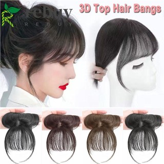 Tóc mái giả 3d bằng sợi tổng hợp nhiều màu sắc thời trang tiện lợi cho nữ