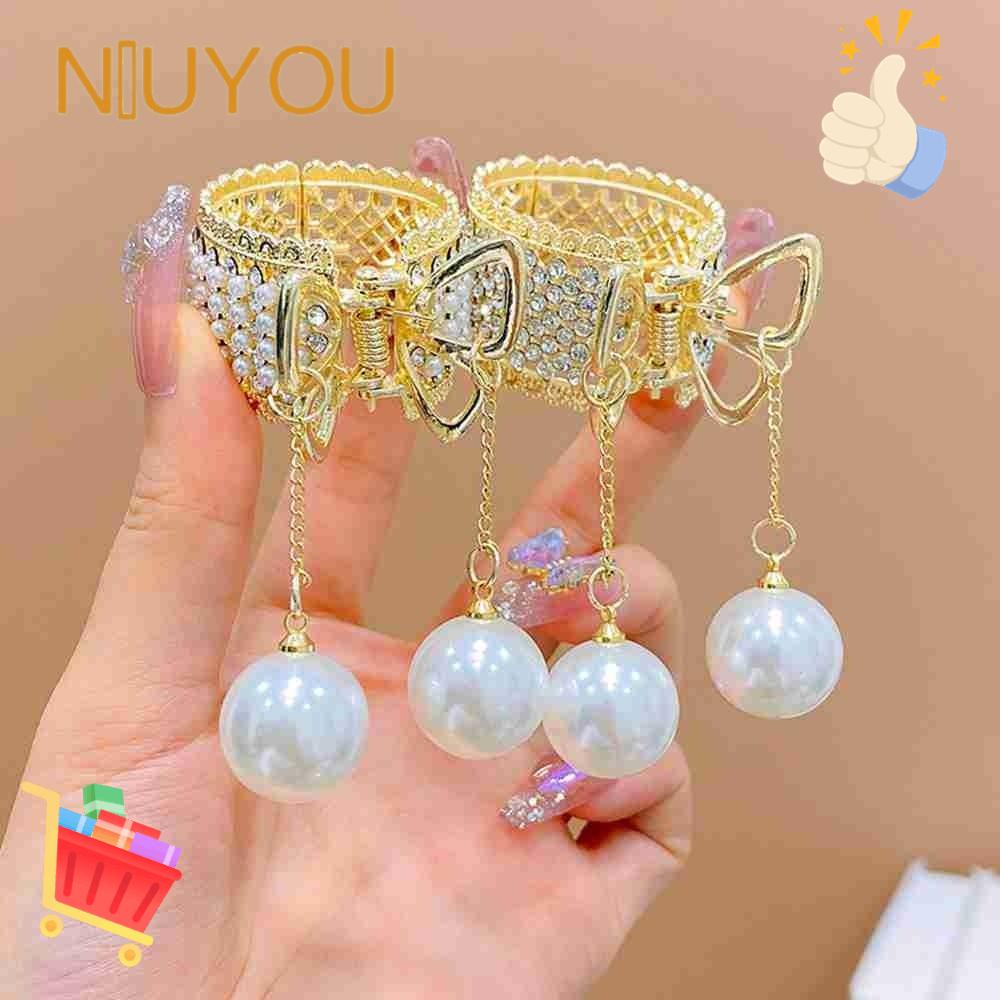 Kẹp Tóc Đuôi Ngựa NIUYOU Sang Trọng|Cài Tóc Tua Rua Xinh Xắn Dành Cho Nữ