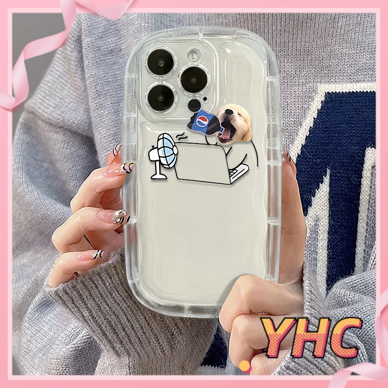 Ốp Lưng iPhone Làm việc, mèo, chó, xà phòng, chống chấn động, bảo vệ máy ảnh, túi khí Cho Iphone 6 / 6S / 6splus / se / 7 / 7plus / 8 / 8plus / X / xs / xsmax / 11 / 12 / 13 / 14 / Plus / pro / pro max-423