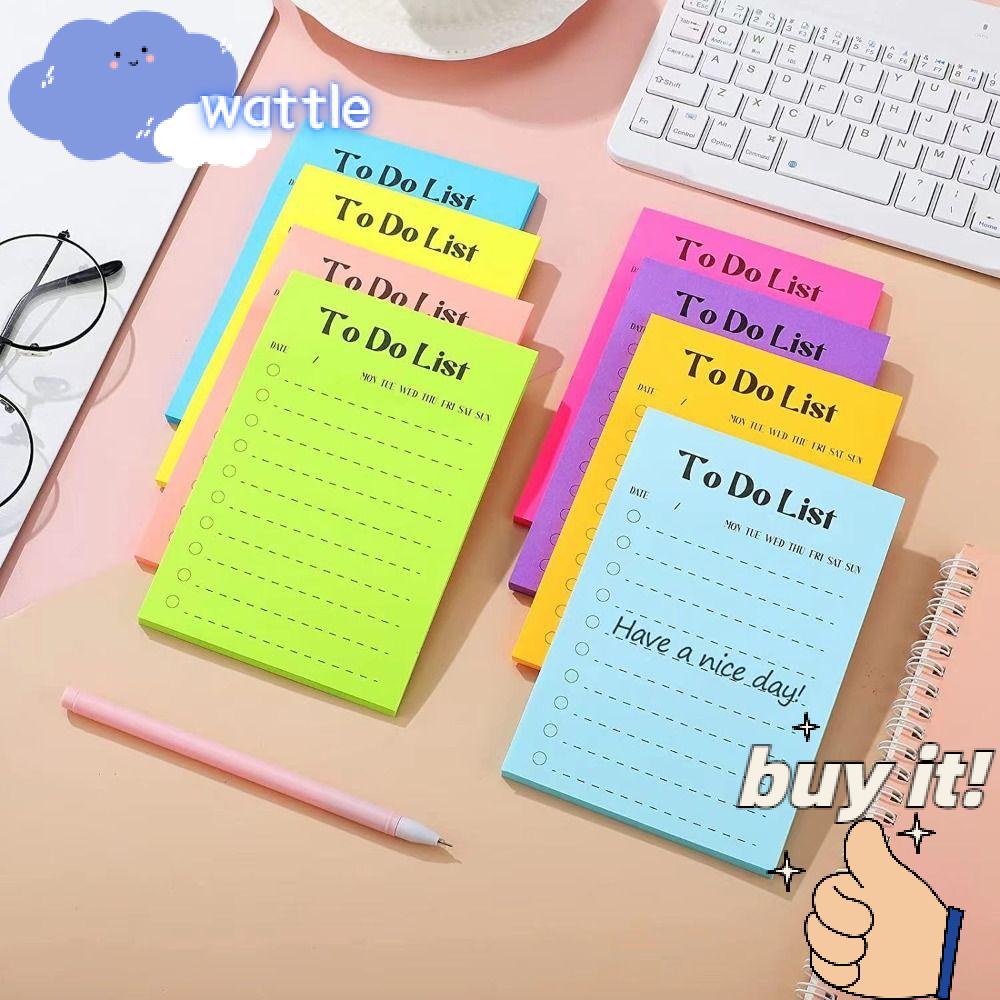 Bộ 50 Tờ Giấy Ghi Chú Kiểu Dáng Sáng Tạo Dùng Trong Trường Học / Văn Phòng