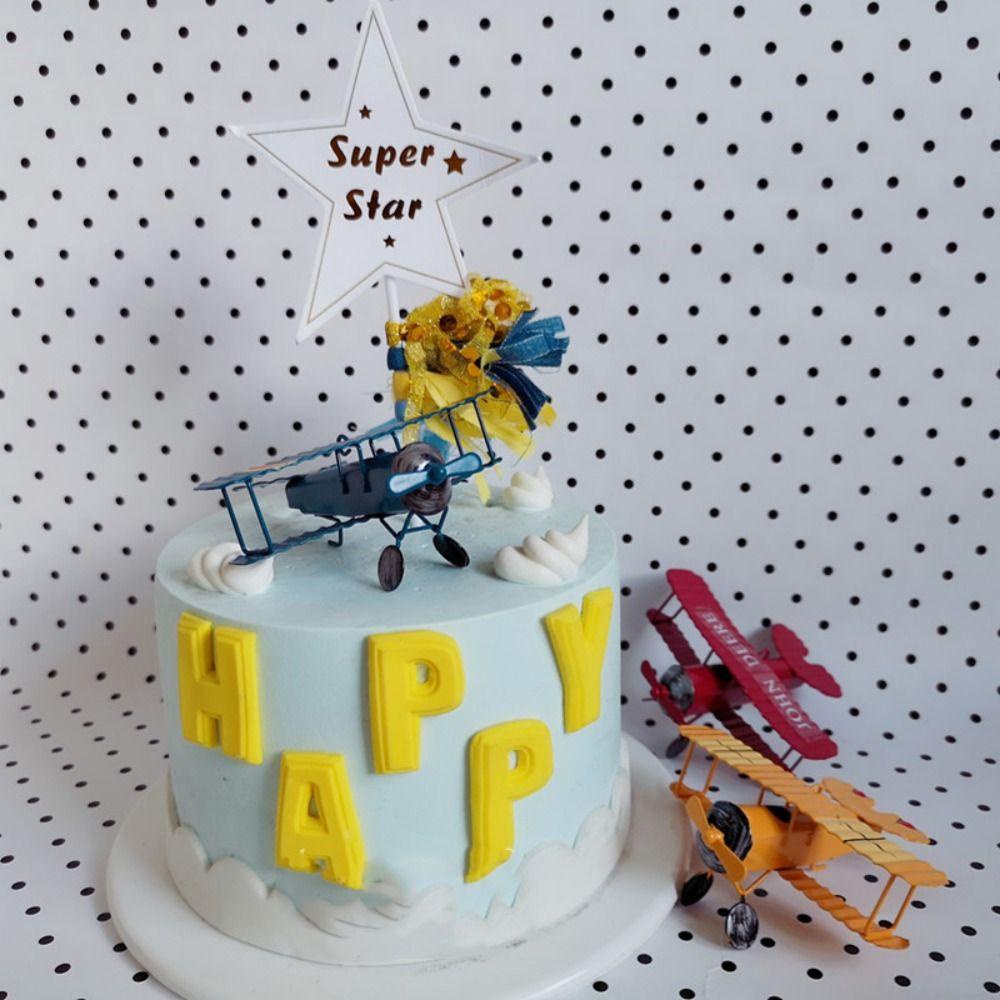 Aaron1 Mô Hình Máy Bay Phong Cách Bắc Âu Cổ Điển Treo Trang Trí Nội Thất