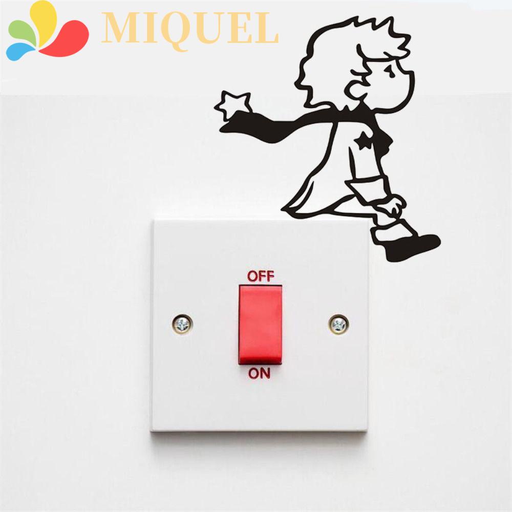 Sticker Dán Công Tắc Tường Tự Dính Không Độc Hại Chống Nước Thân Thiện Với Môi Trường Họa Tiết Hoạt Hình Trang Trí