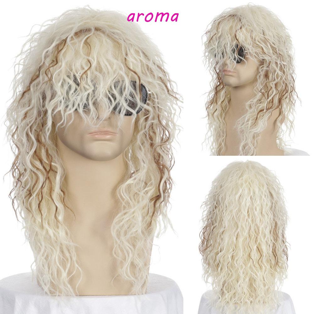 Tóc Giả Màu Đen Bằng Sợi Kim Loại Chịu Nhiệt Cao Phong Cách Punk Hóa Trang Tiệc Halloween