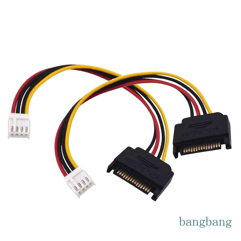 Dây Cáp Ổ Đĩa Cứng 4pin Sang Cổng 4pin D - 15pin 20cmx2 Chuyên Dụng Chất Lượng Cao