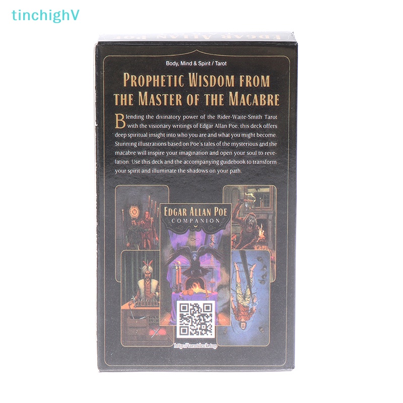 Bộ Bài Tarot Để Bàn Sáng Tạo Và Thiết Thực Cho Bữa Tiệc Edgar Allan Poe Fortune Telling