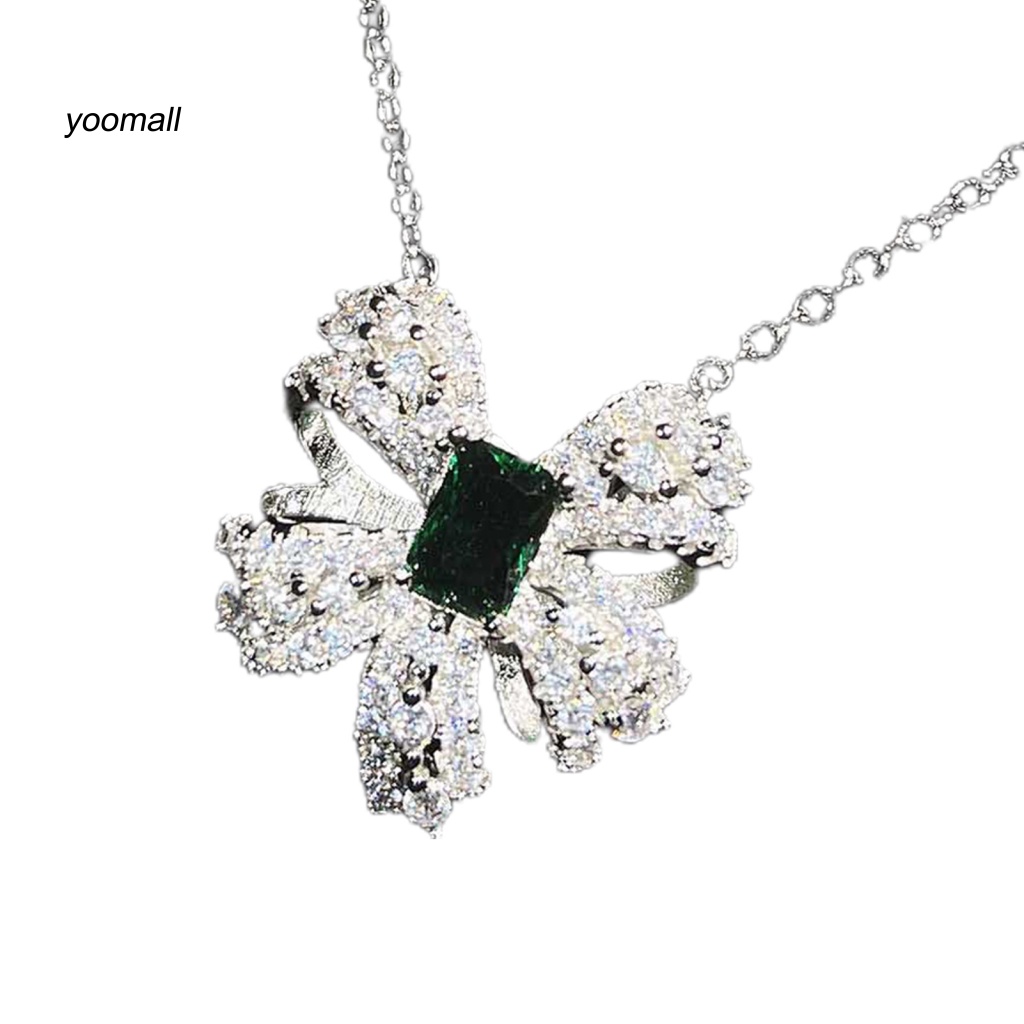 Bộ Trang Sức Vòng cổ / Nhẫn / Bông Tai Bằng Đồng Thiết Kế Tinh Tế Sang Trọng Cho Nữ