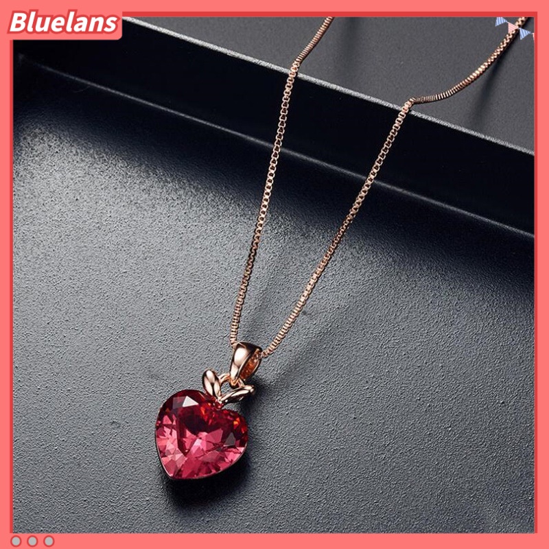 Bộ Trang Sức Hai Mảnh Gồm Vòng cổ / Bông Tai / Vòng cổ Hình Trái Tim / Trái Tim / Táo Xinh Xắn