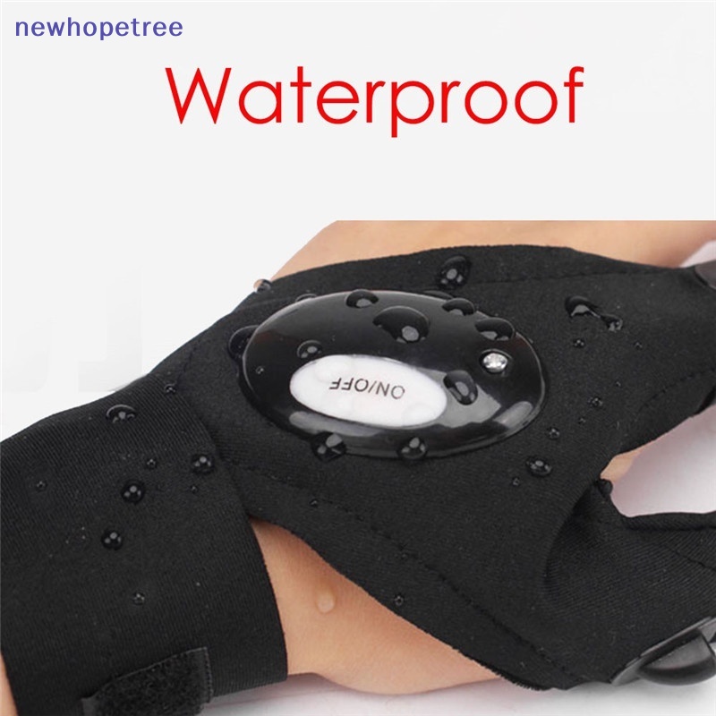 Găng Tay Chống Thấm Nước Có Đèn LED Tiện Lợi