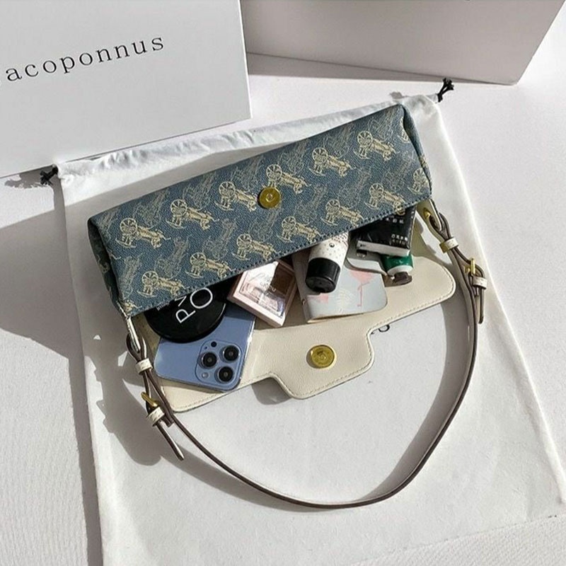 Túi đeo vai MOUSSON trendy chất lượng cao thiết kế niche cho nữ