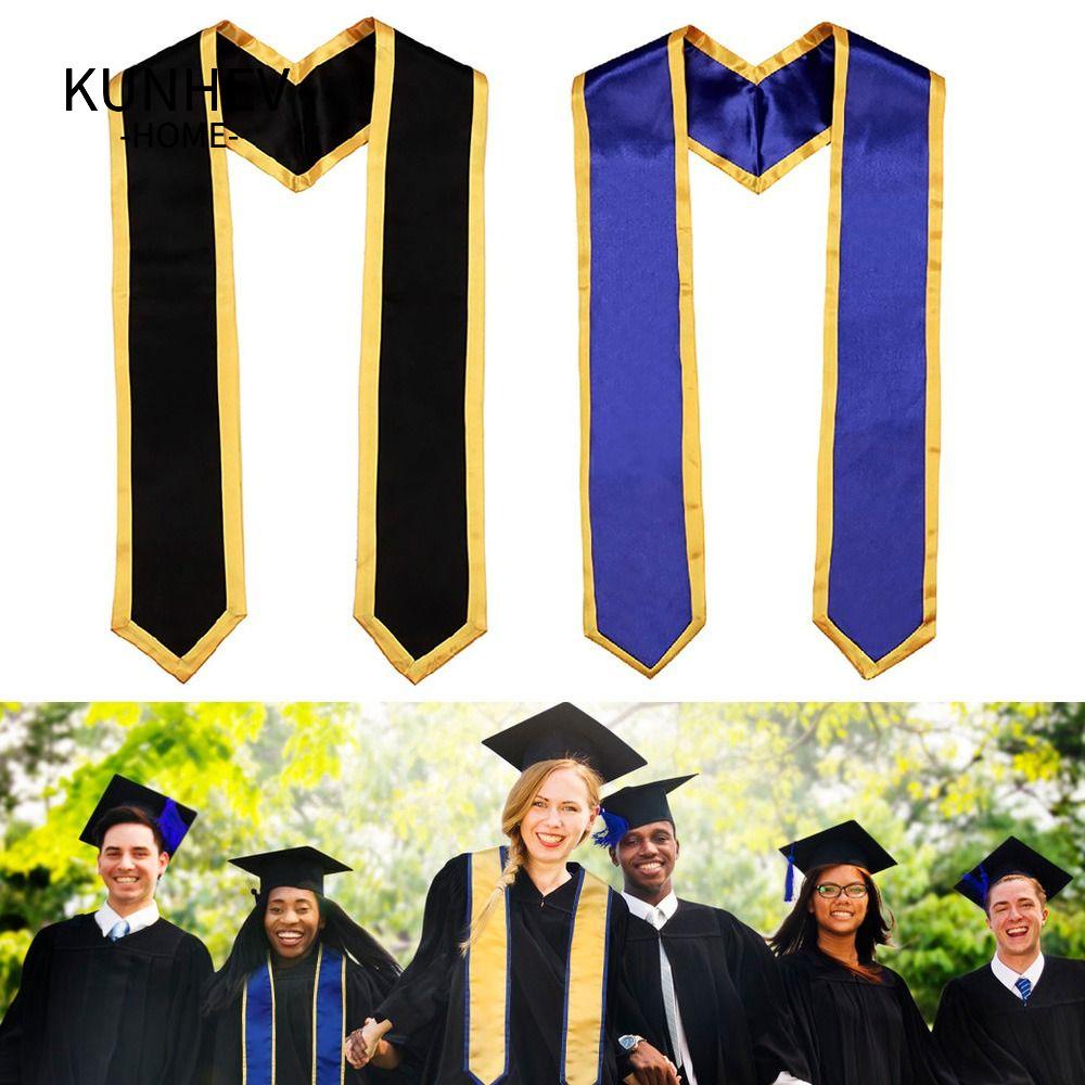 KUNHEV Mẫu Đơn Đeo Chéo Trang Trí Lễ Tốt Nghiệp Unisex