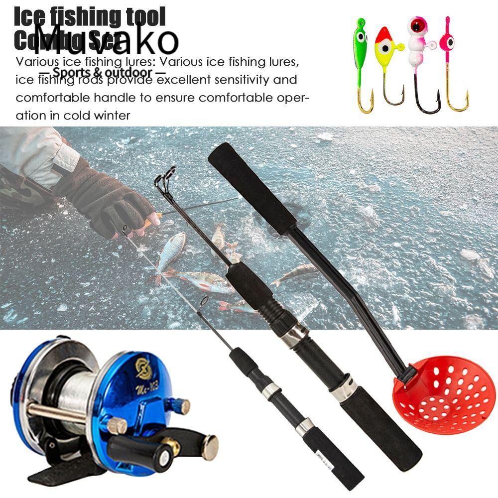 MUVAKO Bộ Dụng Cụ Câu Cá Bằng Sợi Carbon Cao Cấp Chuyên Dụng