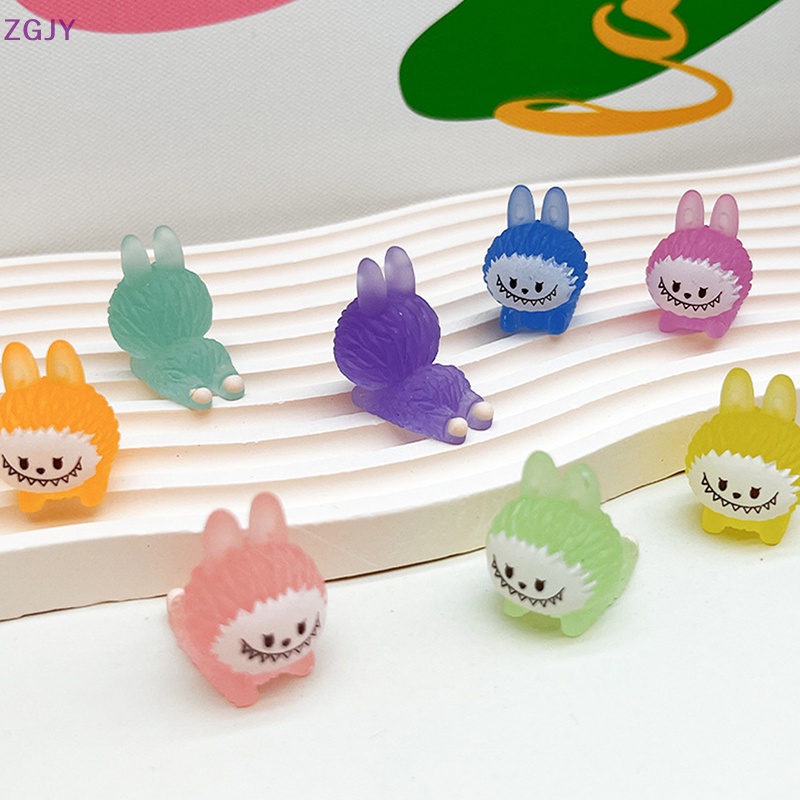 Bộ 2 Tượng Nhựa Phát Quang Hình Hoạt Hình Trang Trí Xe Hơi Mới