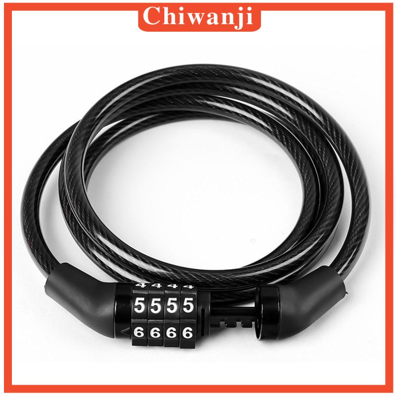 Dây Cáp Khóa Xe Đạp 4 Chữ Số Chiwanji