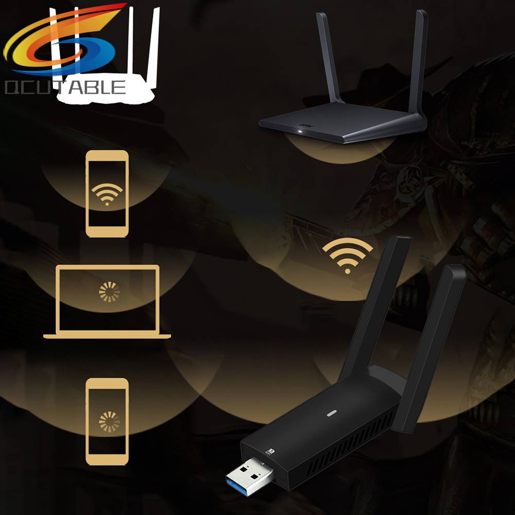 Thẻ Mạng WiFi 6 Cổng Usb 3.0 FU-AX1800 1800Mbps 2.4G / 5G Cho Máy Tính