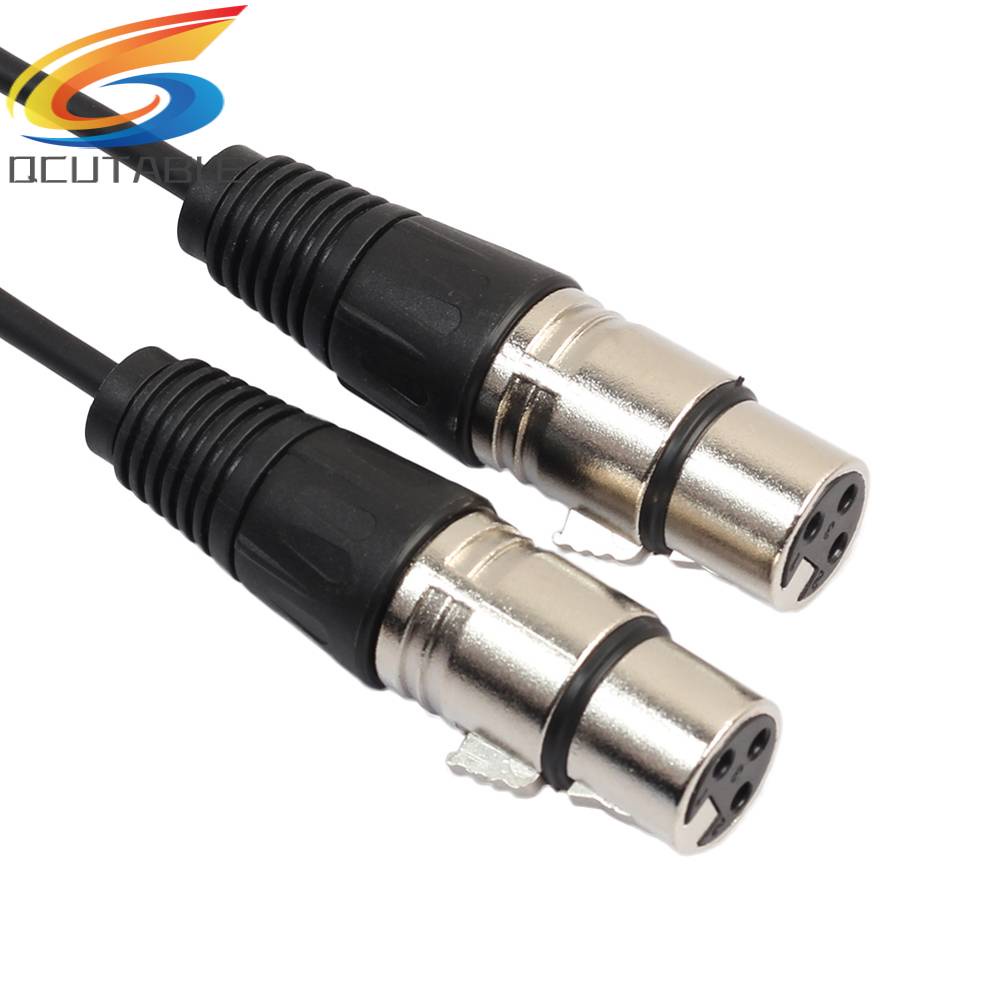 Cáp Nối Dài XLR 3 Pin Male Sang 2 XLR Female
