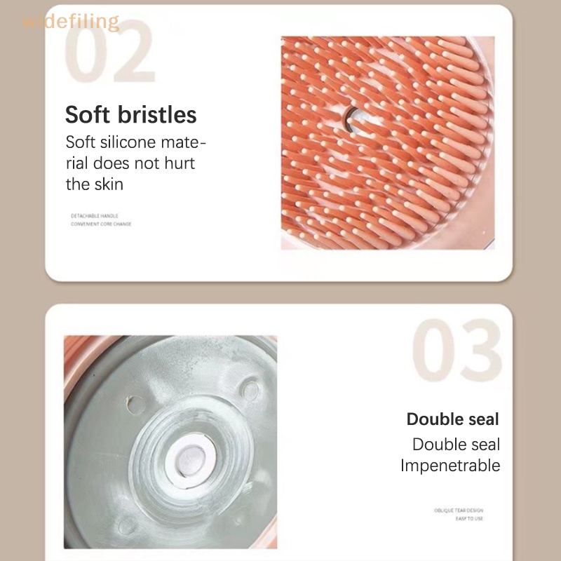 Bàn Chải Tắm Massage Toàn Thân Tự Động Bằng Silicone Đa Năng Sáng Tạo