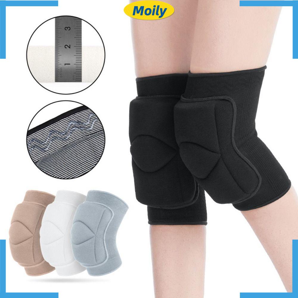 MOILYVN Đệm Bảo Vệ Đầu Gối Dày Dặn Co Giãn Thoáng Khí Hỗ Trợ Luyện Tập Thể Thao