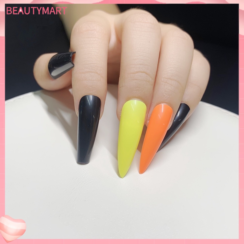 Bộ 100 Miếng Dán Móng Tay Bằng ABS DIY Dễ Sử Dụng Cho Nữ