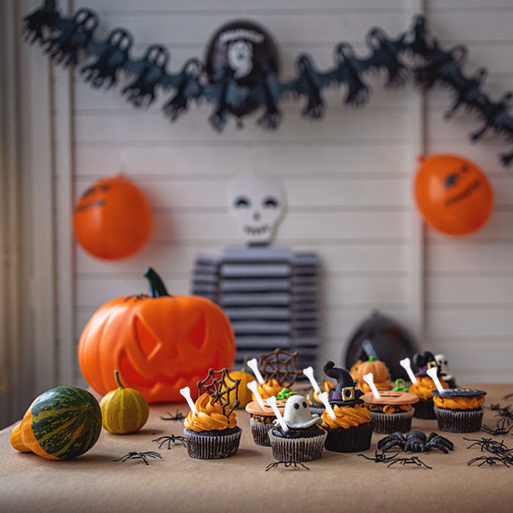 Mô Hình Xương Giả Bằng Nhựa Dùng Trang Trí Halloween