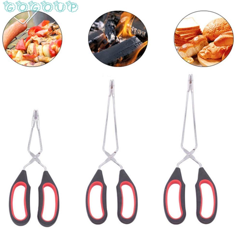 GOGOUP Kẹp Gắp Thức Ăn Bằng Kim Loại Đa Năng Tiện Dụng