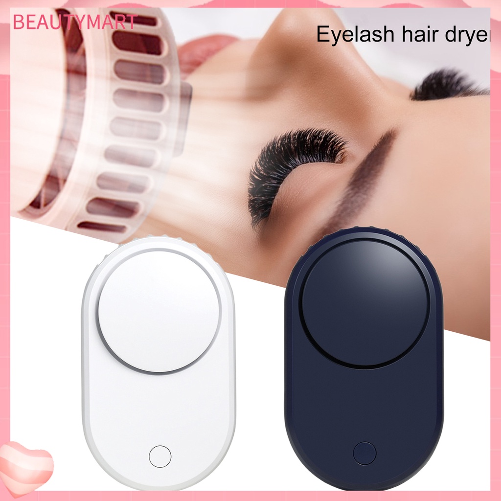 1 Bộ Quạt Làm Mát Lông Mi 3 Chế Độ Gió 2000mAh Mini Tiếng Ồn Thấp Có Cổng Sạc USB Cho Nữ