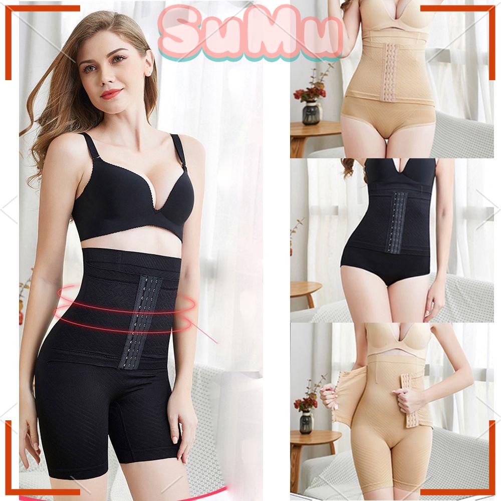 SUMU Quần Lót Lưng Cao Định Hình Hai Lớp Có Thể Điều Chỉnh Cho Nữ