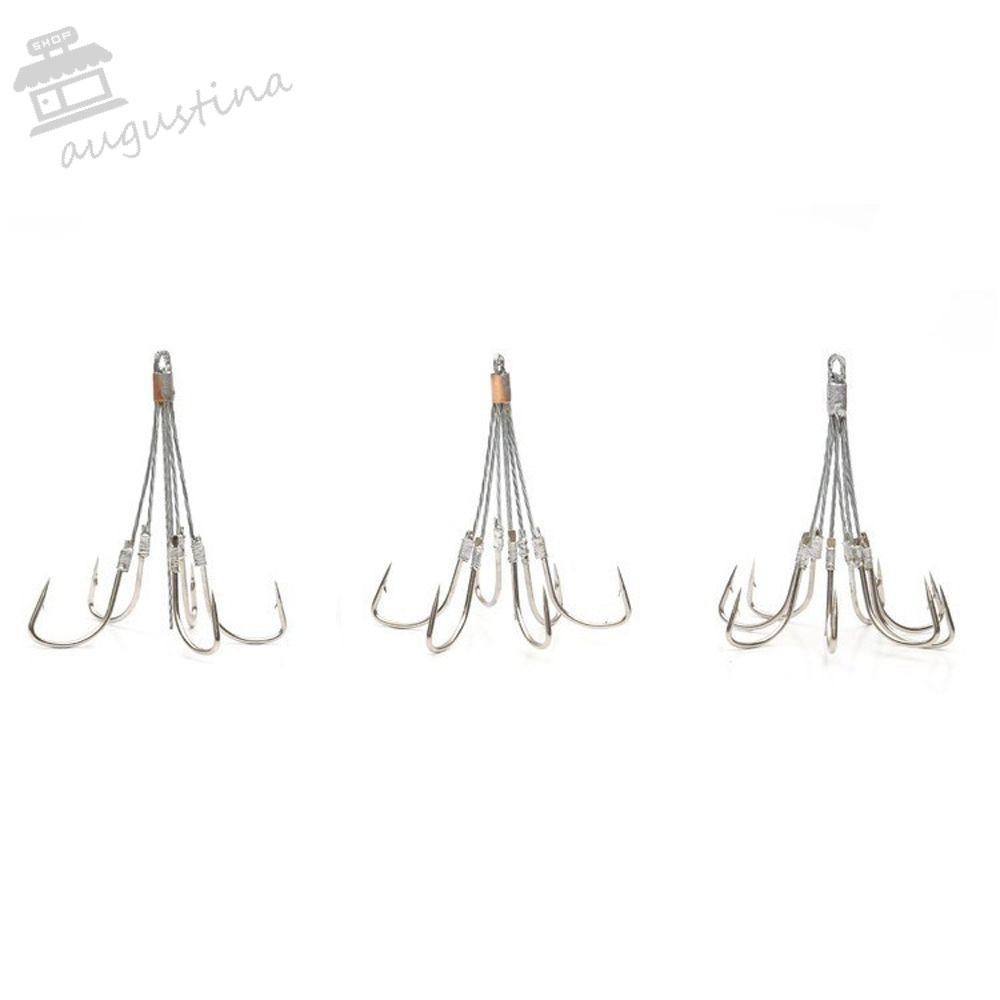 AUGUSTINA Móc Câu Cá Bằng Thép Carbon Cao Cấp Chuyên Dùng