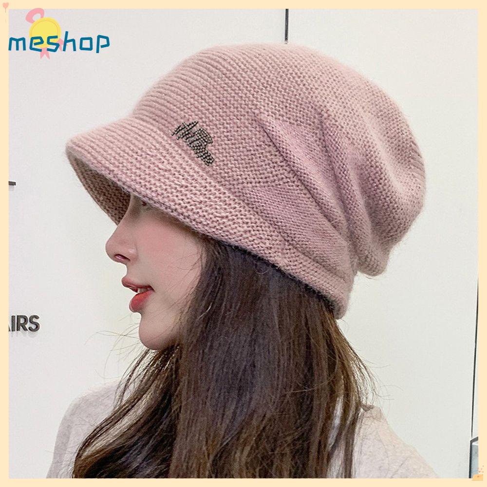 ME Mũ Lông Thỏ Trùm Đầu Chống Gió Thời Trang