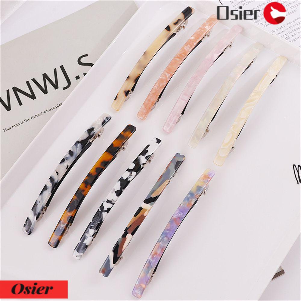 OSIER1 Kẹp Tóc Dáng Dài Phong Cách Vintage Thời Trang